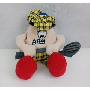 Vintage Silly Slammers Sports #33 McDuff Beanie 8" Plush Standing
